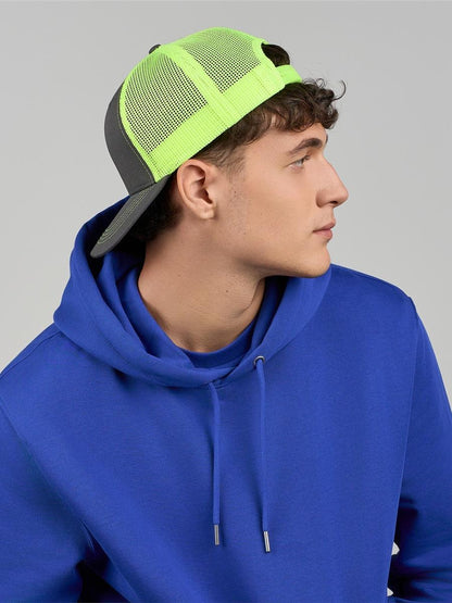 Sonic S 6 Panel Structured Mid Profile Mid Visor Contrast Organic Trucker Cap