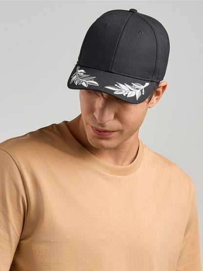 Winner S 6 Panel Structured Mid Profile Curved Visor Laurel Embroidered Recycled Cap