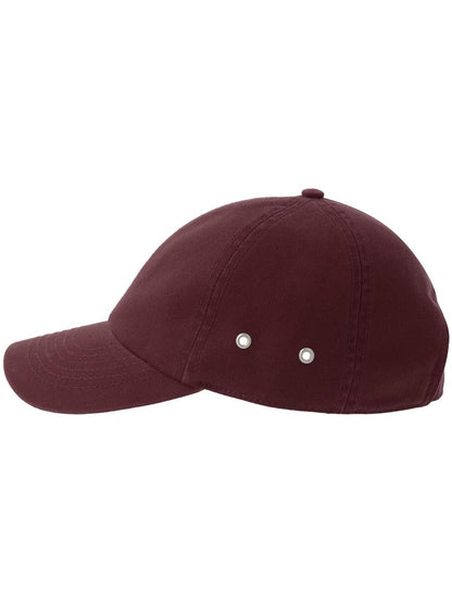 Action S 6 Panel Unstructured Low Profile Curved Visor Chino Organic Cap
