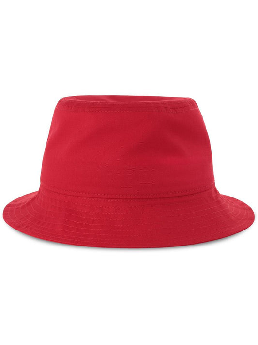 Bucket Cotton S Unstructured Organic Bucket Hat | ACBCCT — Red front [ABS-COLOUR:ACBCCT:RO]