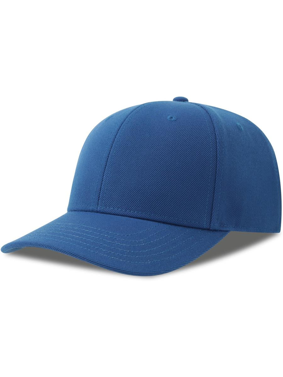 Beat S 6 Panel Structured Mid Profile Mid Visor Recycled Cap — Royal [ABS-COLOUR:ACBEAS:RY]