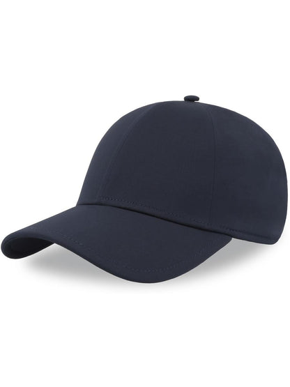 Bond S 6 Panel Structured Low Profile Curved Visor Water Resistant Recycled Cap — Navy [ABS-COLOUR:ACBONS:NV]