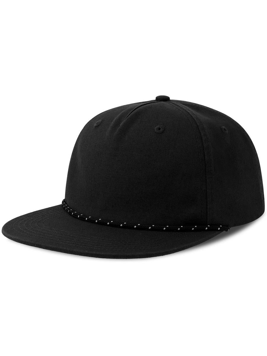 Chao 5 Panel Unstructured Low Profile Flat Visor With Rope Organic Cap
