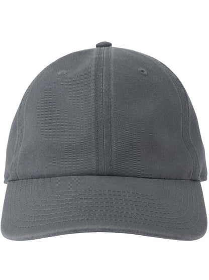 Digg S 6 Panel Unstructured Low Profile Mid Visor Pigment Dyed Recycled Cap — Navy [ABS-COLOUR:ACDGGS:NV]
