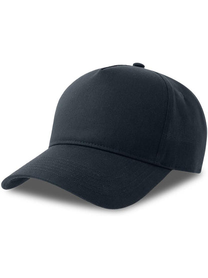 Egon 5 Panel Structured High Profile Curved Visor Organic Cap — Navy [ABS-COLOUR:ACEGON:NV]