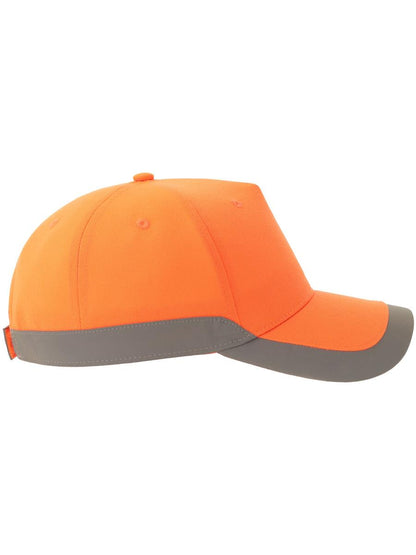 Helpy S 5 Panel Structured High Profile Curved Visor Reflective Recycled Cap