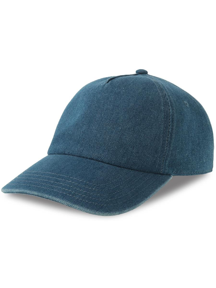 Iraya 5 Panel Unstructured Low Profile Mid Visor Denim Recycled Cap