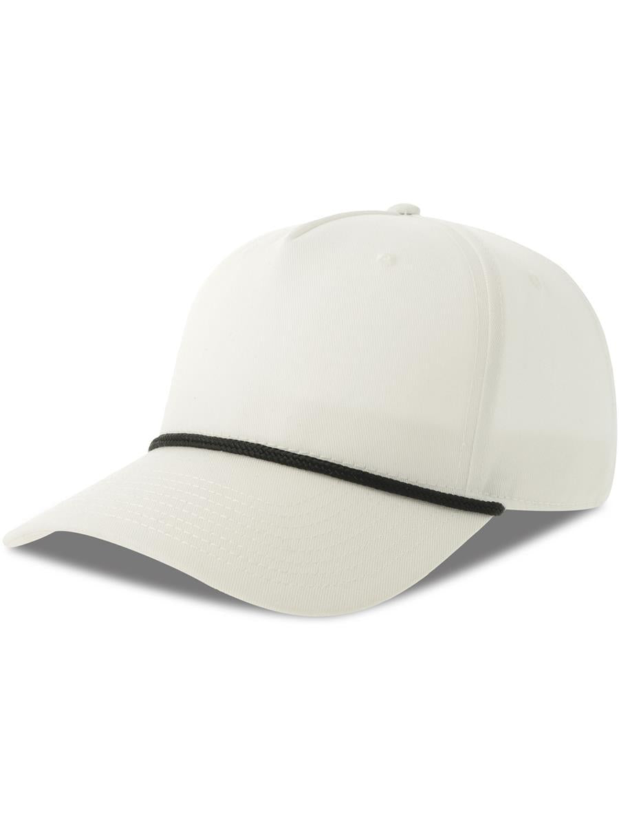 Paka 5 Panel Structured High Profile Mid Visor With Rope Recycled Cap