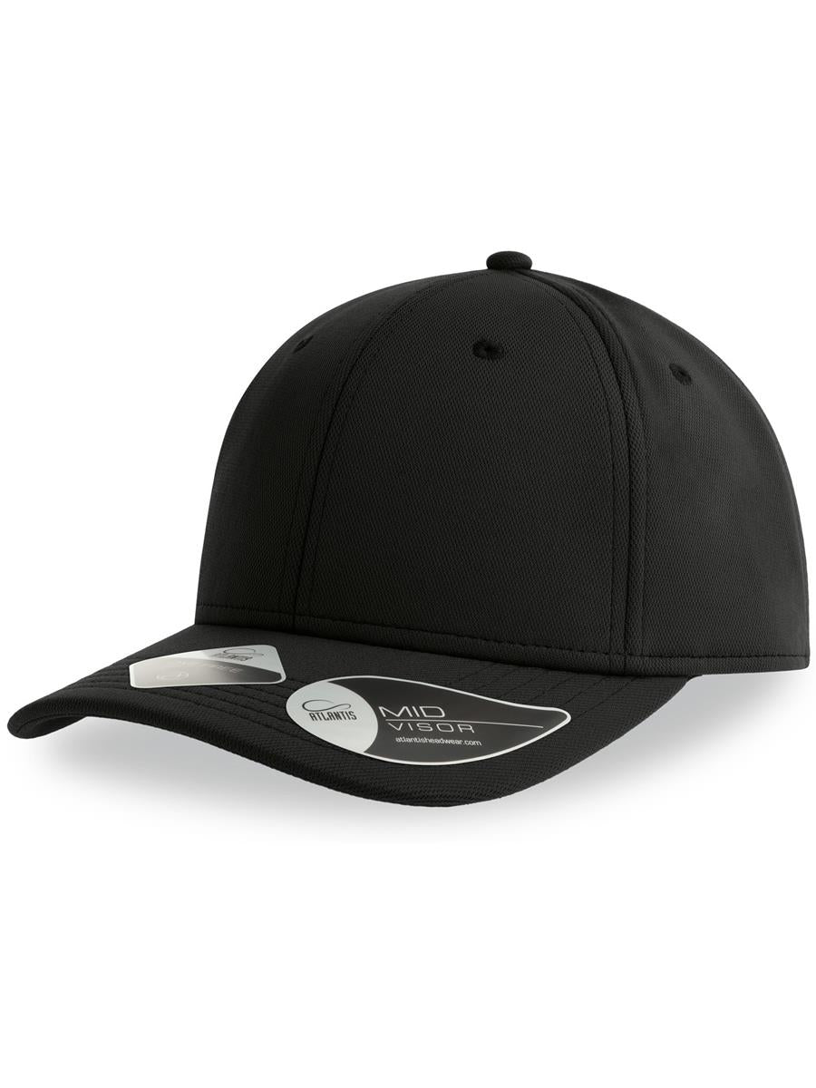 Skye 6 Panel Structured Mid Profile Mid Visor Dope Dye Recycled Cap