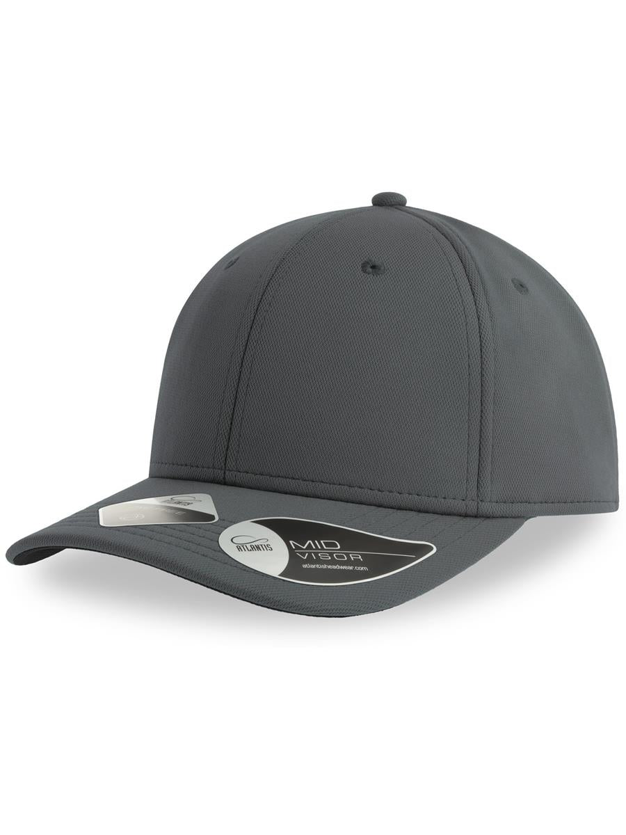Skye 6 Panel Structured Mid Profile Mid Visor Dope Dye Recycled Cap