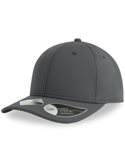 Skye 6 Panel Structured Mid Profile Mid Visor Dope Dye Recycled Cap