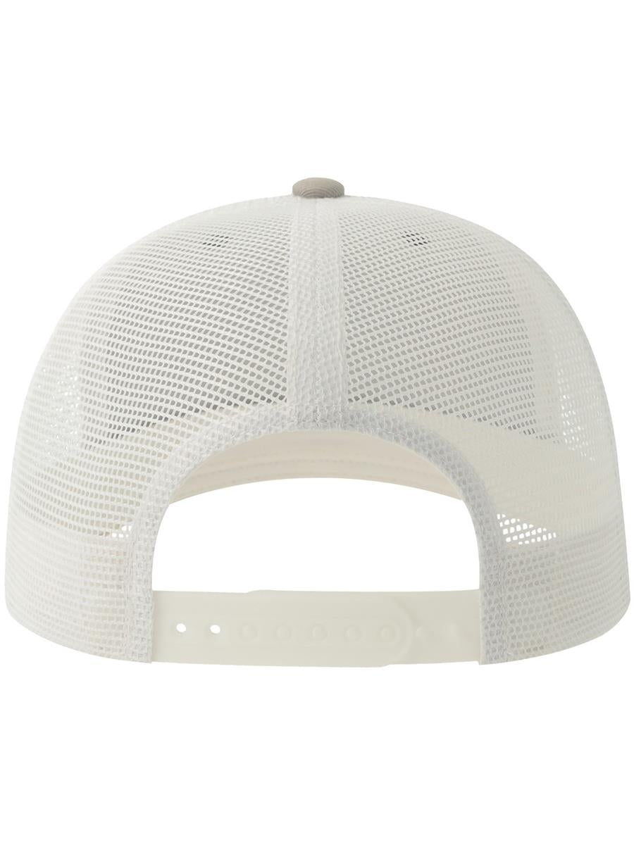 Sonic S 6 Panel Structured Mid Profile Mid Visor Contrast Organic Trucker Cap | ACSONS — Navy/Grey/White extra [ABS-COLOUR:ACSONS:NVGB]
