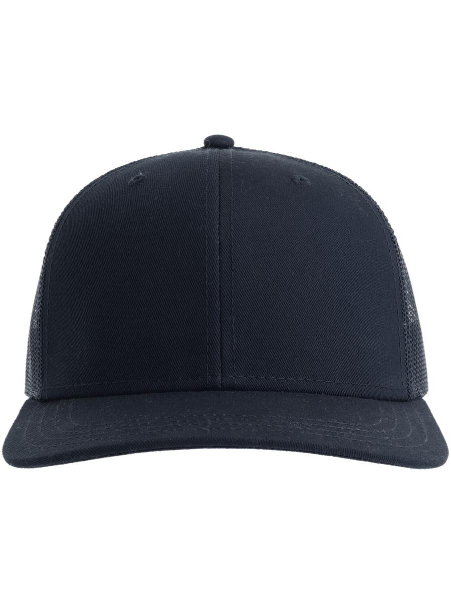 Sonic S 6 Panel Structured Mid Profile Mid Visor Contrast Organic Trucker Cap | ACSONS — Navy/Navy extra [ABS-COLOUR:ACSONS:NVNV]