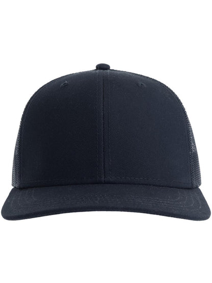Sonic S 6 Panel Structured Mid Profile Mid Visor Contrast Organic Trucker Cap | ACSONS — Navy/Navy extra [ABS-COLOUR:ACSONS:NVNV]