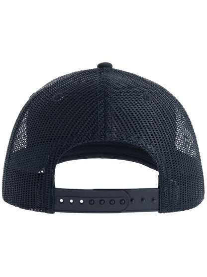 Sonic S 6 Panel Structured Mid Profile Mid Visor Contrast Organic Trucker Cap | ACSONS — Navy/Navy extra [ABS-COLOUR:ACSONS:NVNV]
