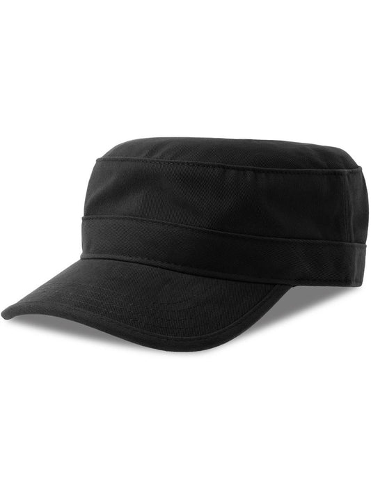 Tank S 1 Panel Unstructured Curved Visor Organic Military Cap — Black [ABS-COLOUR:ACTNKS:NR]