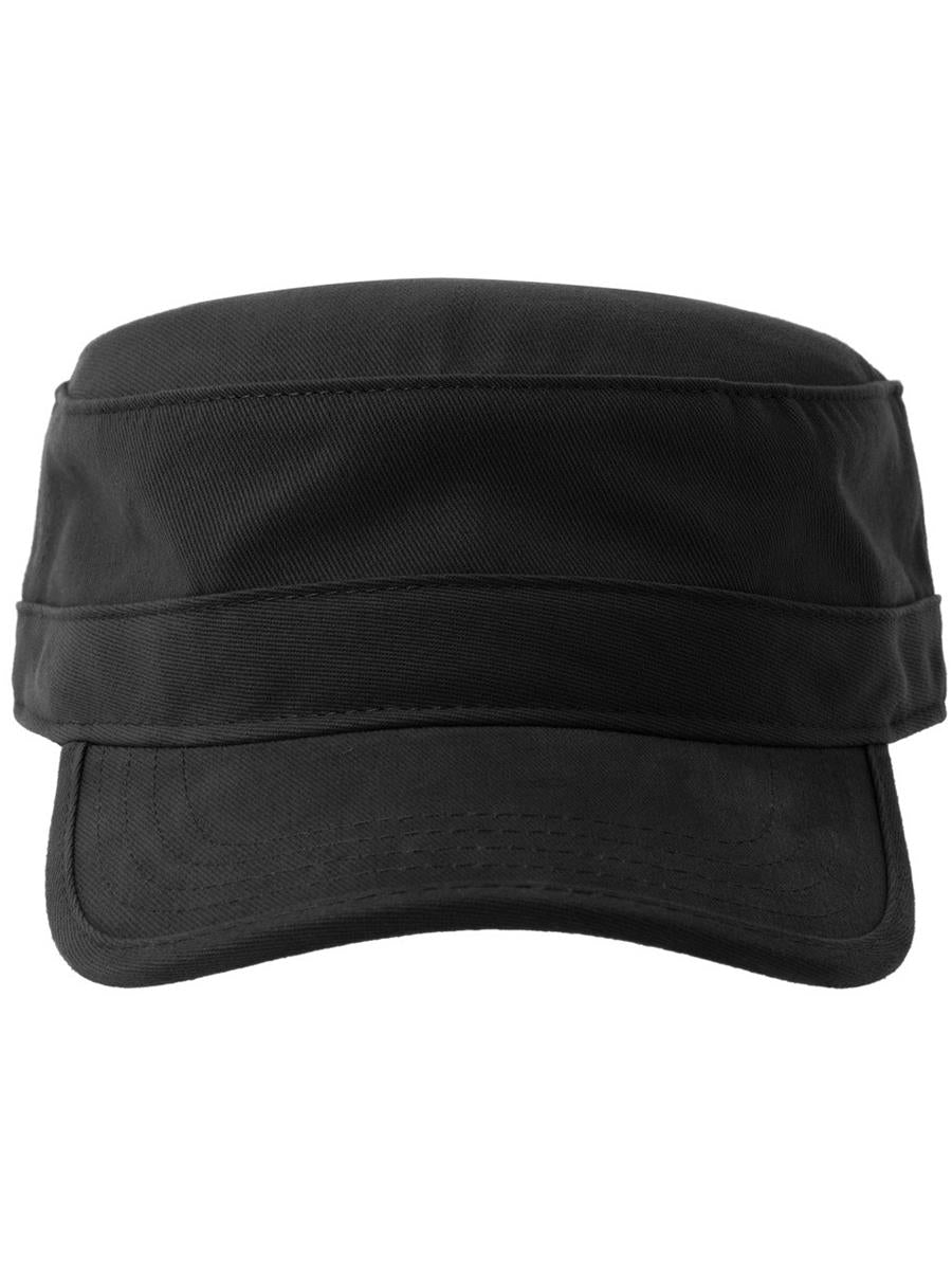 Tank S 1 Panel Unstructured Curved Visor Organic Military Cap | ACTNKS — Black extra [ABS-COLOUR:ACTNKS:NR]