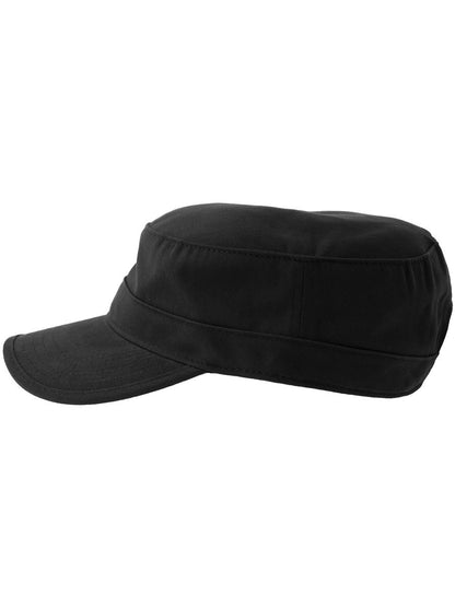 Tank S 1 Panel Unstructured Curved Visor Organic Military Cap | ACTNKS — Black extra [ABS-COLOUR:ACTNKS:NR]