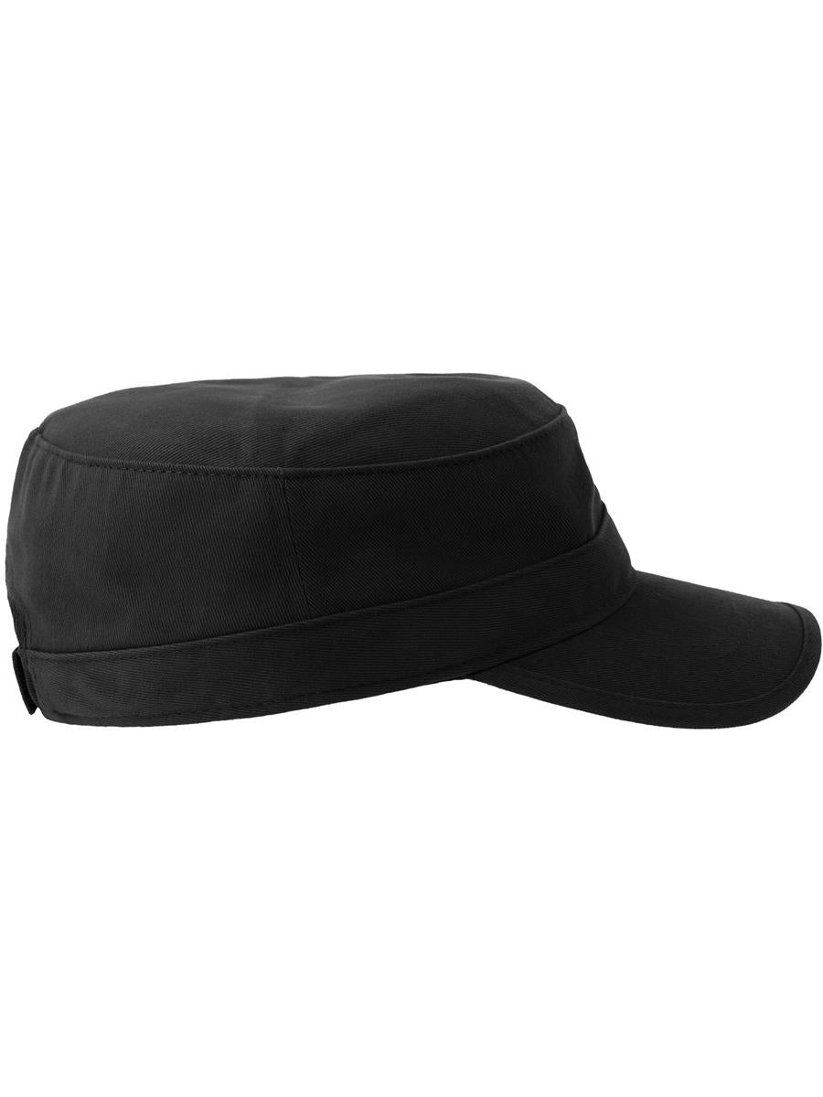 Tank S 1 Panel Unstructured Curved Visor Organic Military Cap | ACTNKS — Black extra [ABS-COLOUR:ACTNKS:NR]