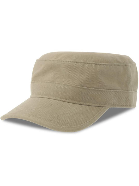 Tank S 1 Panel Unstructured Curved Visor Organic Military Cap — Khaki [ABS-COLOUR:ACTNKS:KA]