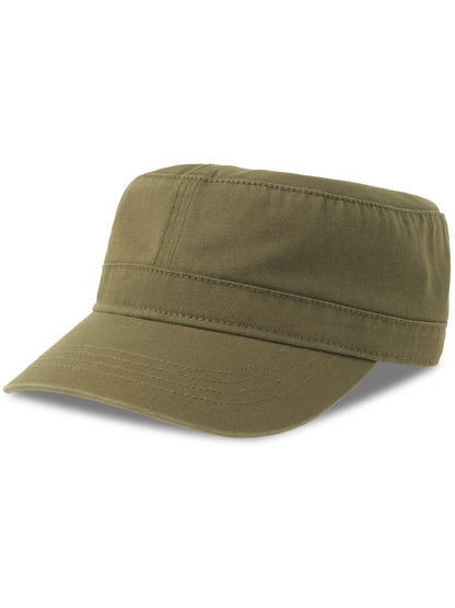 Uniform S 2 Panel Unstructured Curved Visor Twill Organic Military Cap — Olive [ABS-COLOUR:ACUNIS:OL]