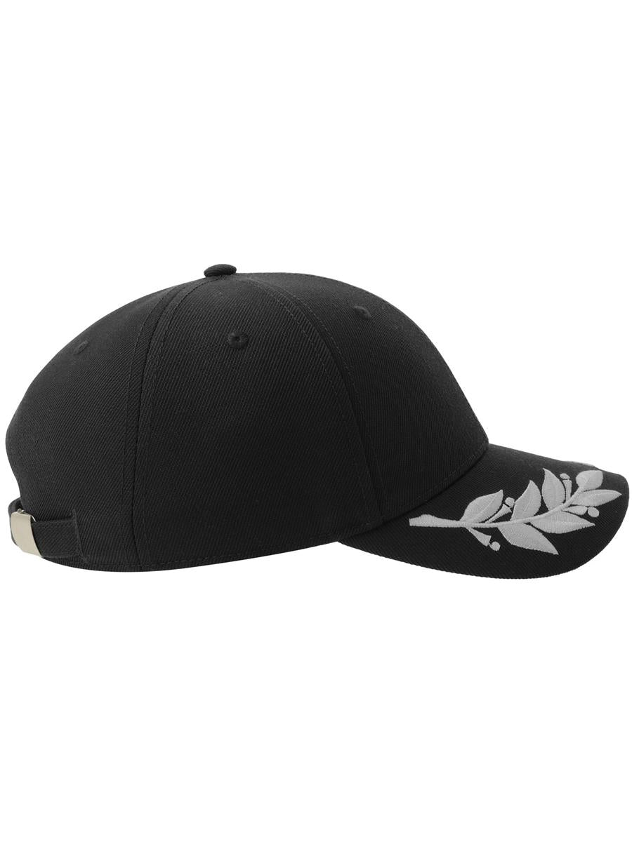 Winner S 6 Panel Structured Mid Profile Curved Visor Laurel Embroidered Recycled Cap