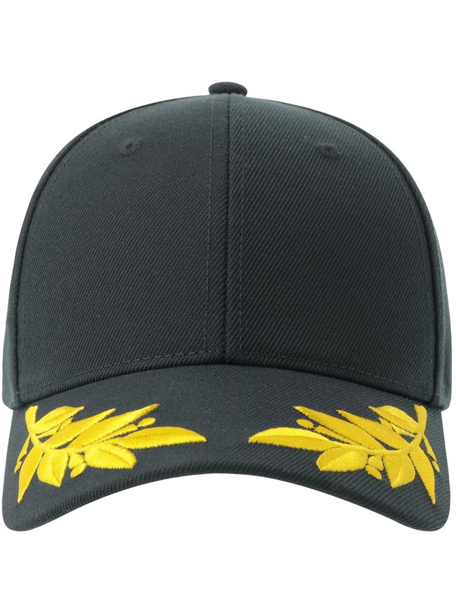 Winner S 6 Panel Structured Mid Profile Curved Visor Laurel Embroidered Recycled Cap