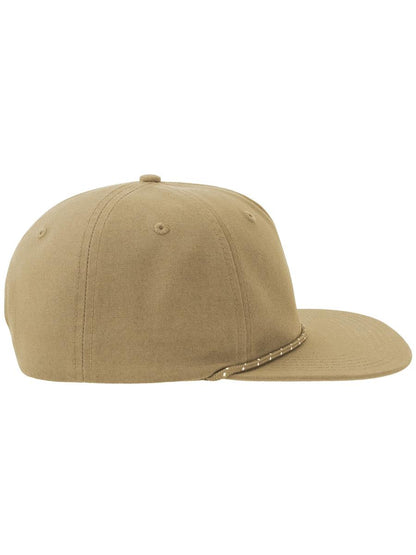 Chao 5 Panel Unstructured Low Profile Flat Visor With Rope Organic Cap