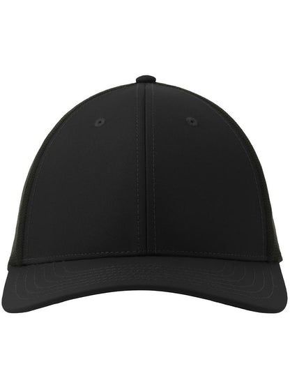 Nila 6 Panel Structured Low Profile Mid Visor Stretch Fully Closed Recycled Trucker Cap