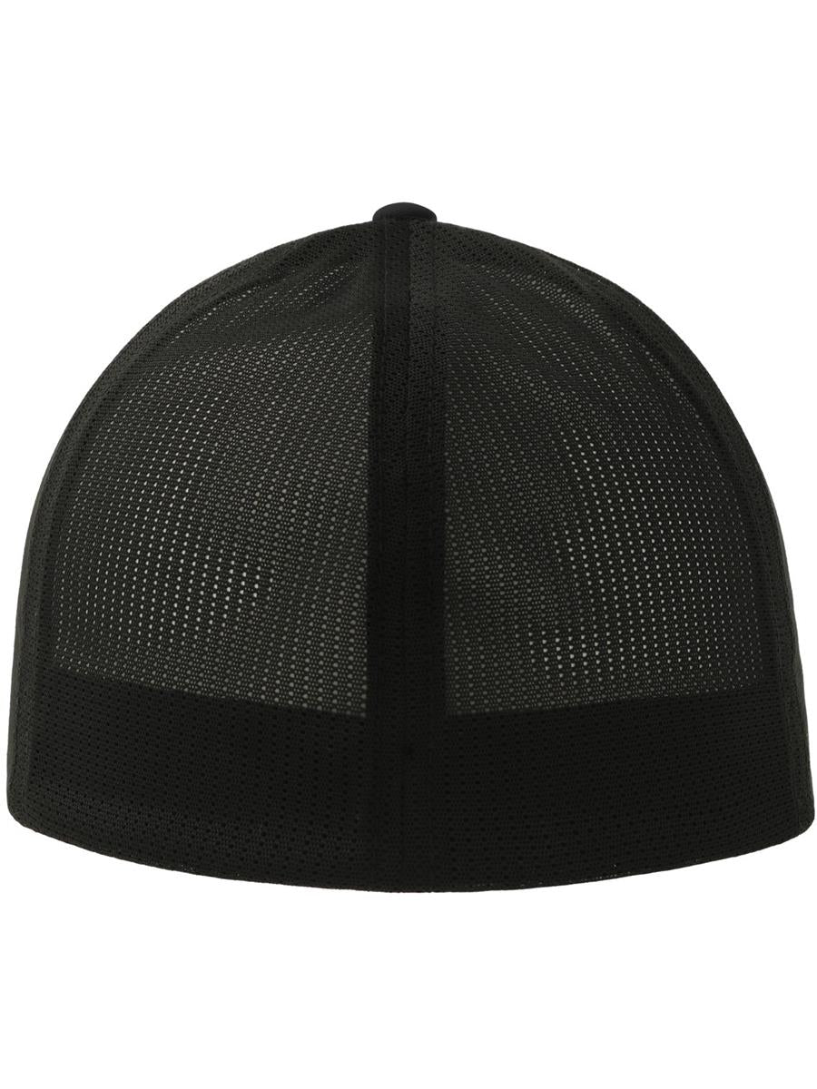 Nila 6 Panel Structured Low Profile Mid Visor Stretch Fully Closed Recycled Trucker Cap