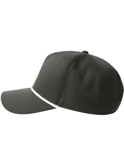 Paka 5 Panel Structured High Profile Mid Visor With Rope Recycled Cap