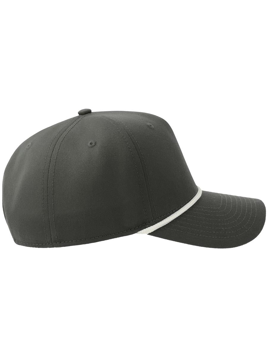 Paka 5 Panel Structured High Profile Mid Visor With Rope Recycled Cap