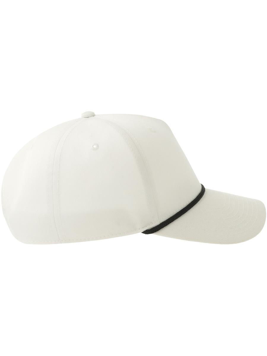Paka 5 Panel Structured High Profile Mid Visor With Rope Recycled Cap