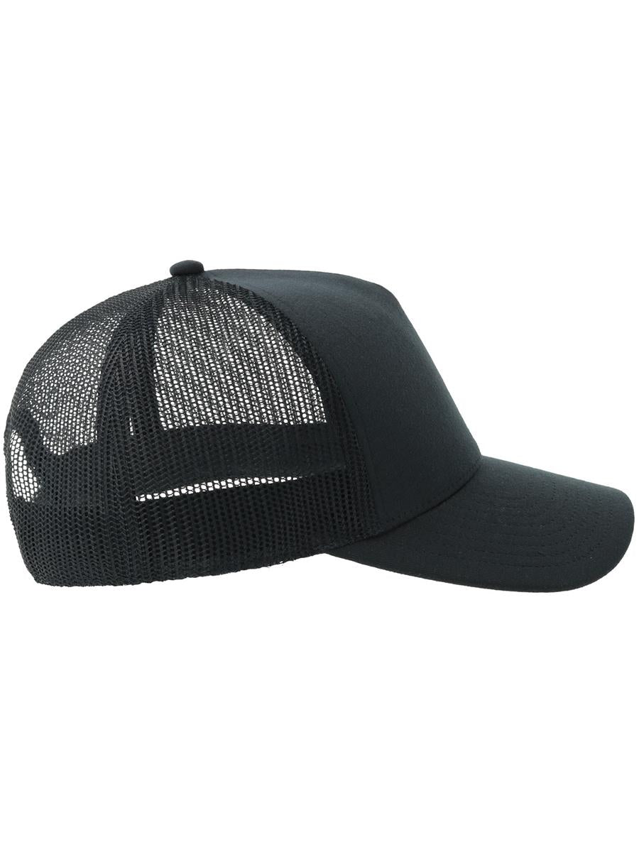 Rapper Jersey S 5 Panel Structured Mid Profile Mid Visor Recycled Trucker Cap
