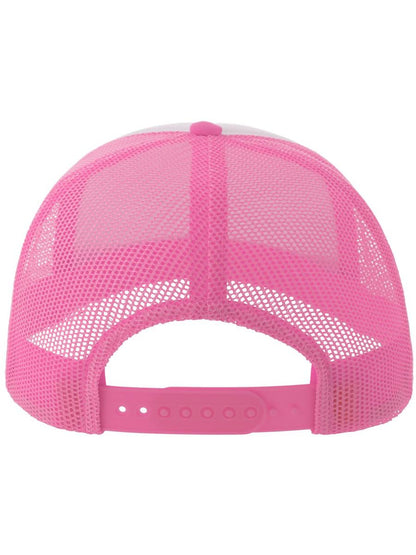 Rapper S 5 Panel Structured Foam Mid Profile Curved Visor Recycled Trucker Cap