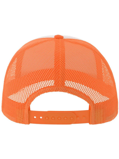 Rapper S 5 Panel Structured Foam Mid Profile Curved Visor Recycled Trucker Cap