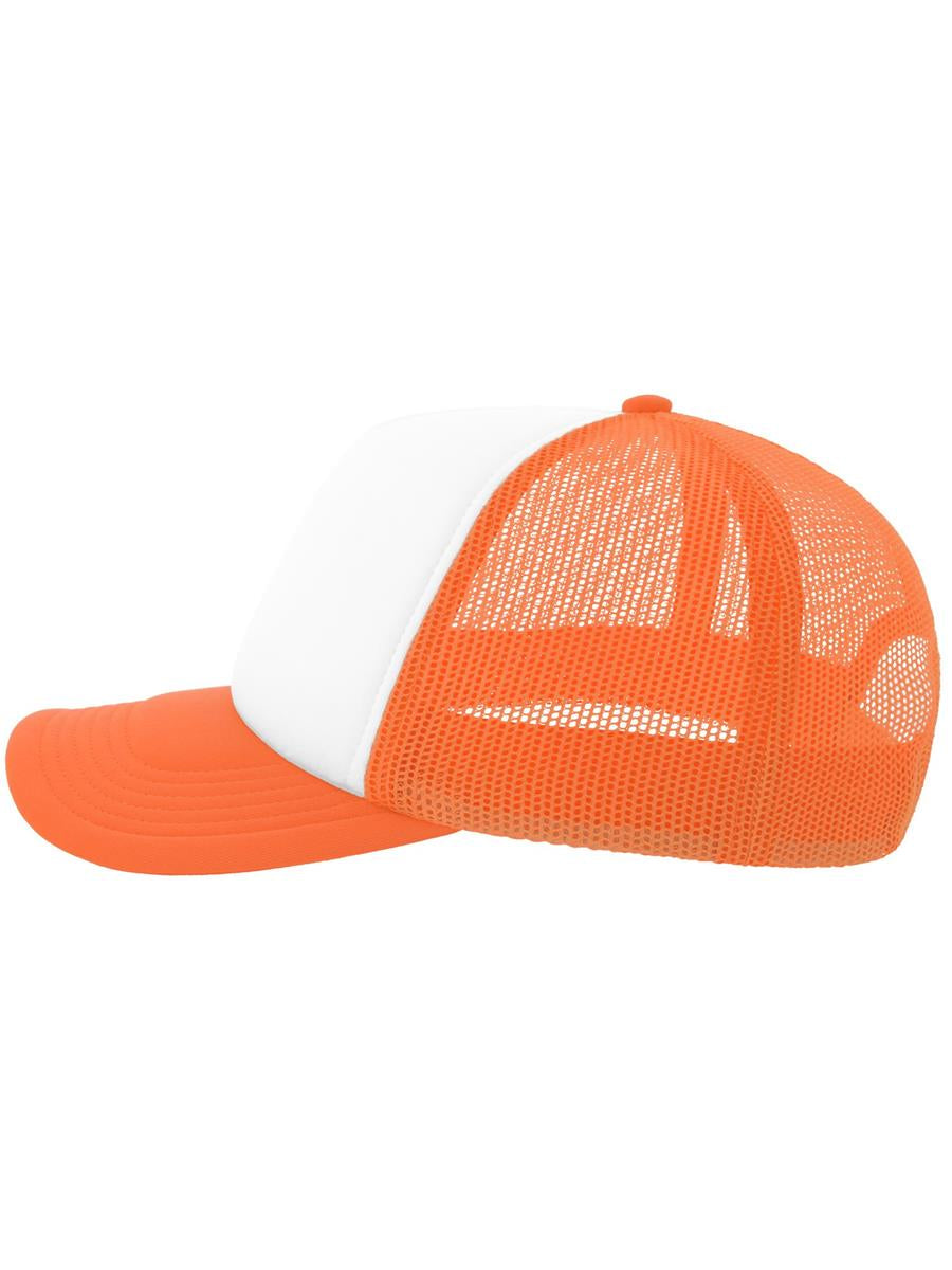 Rapper S 5 Panel Structured Foam Mid Profile Curved Visor Recycled Trucker Cap
