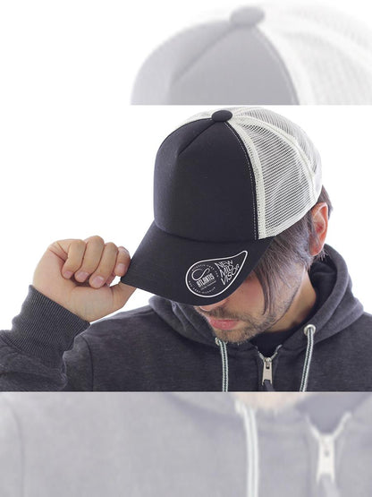 # Record Mid Visor 5 Panel Trucker Cap
